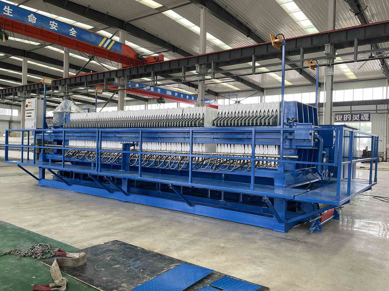 450平方廂式隔膜壓濾機006